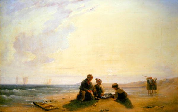Fransız sahil sahnesi by Richard Parkes (attr. to) Bonington