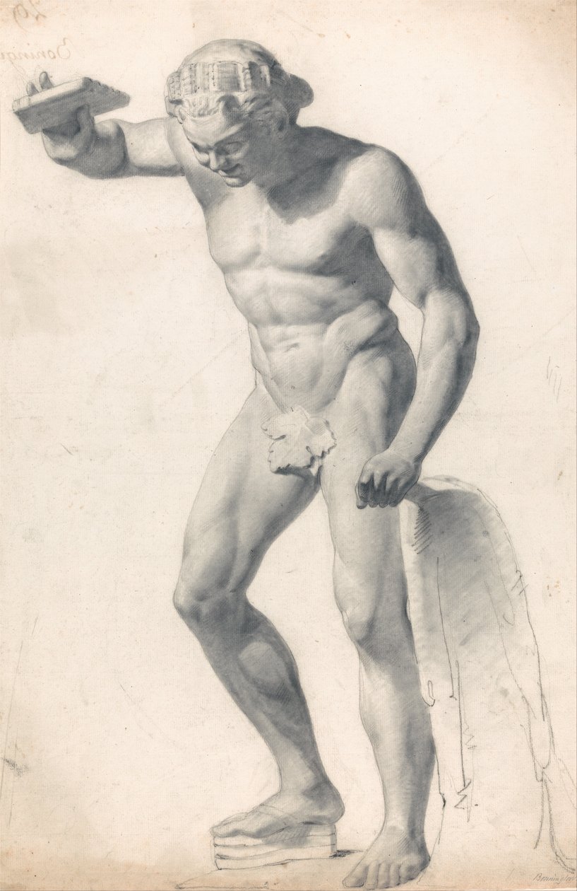 Borulu Faun by Richard Parkes Bonington