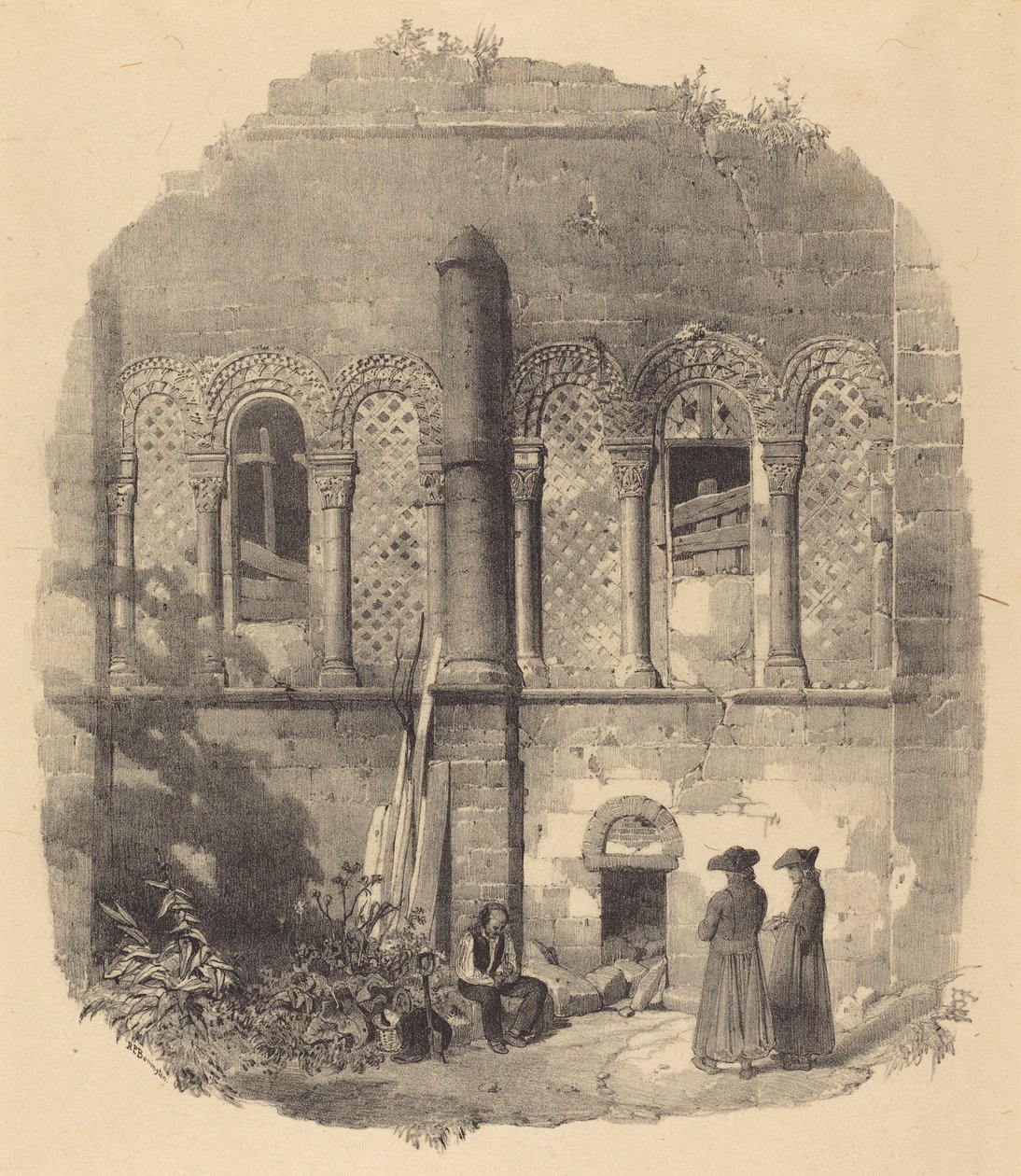 Saint-Taurin Kilisesi, Evreux by Richard Parkes Bonington