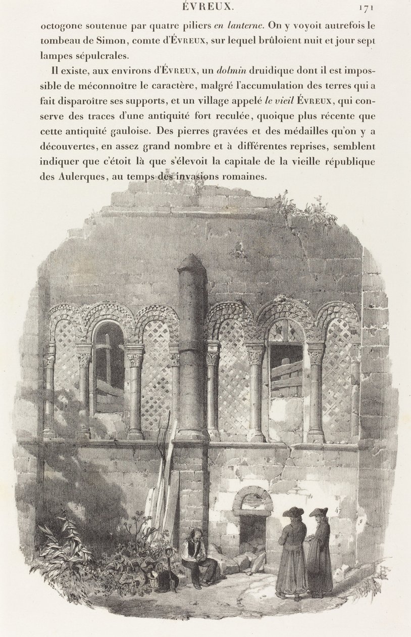 Saint-Taurin Kilisesi, Evreux by Richard Parkes Bonington