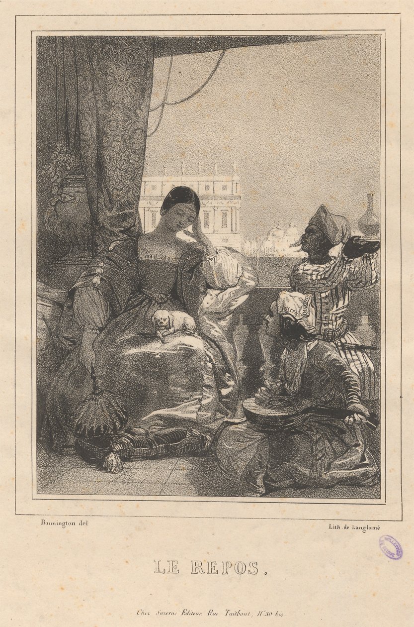 Dinlenmek by Richard Parkes Bonington