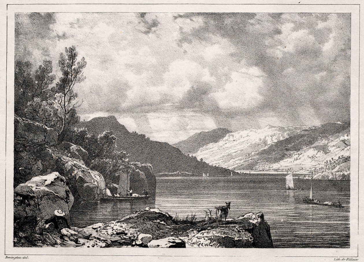 Loch Lomond, 1826. by Richard Parkes Bonington