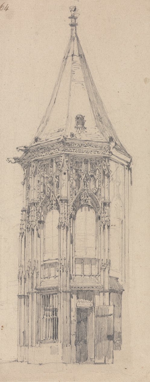 Adliye, Rouen by Richard Parkes Bonington