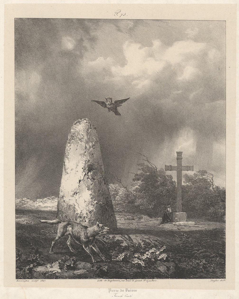Vaivre Taşı by Richard Parkes Bonington