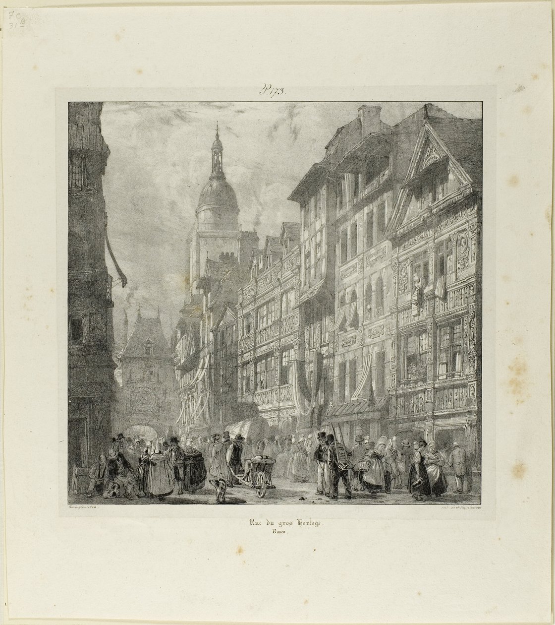 Gros Saat Sokak by Richard Parkes Bonington