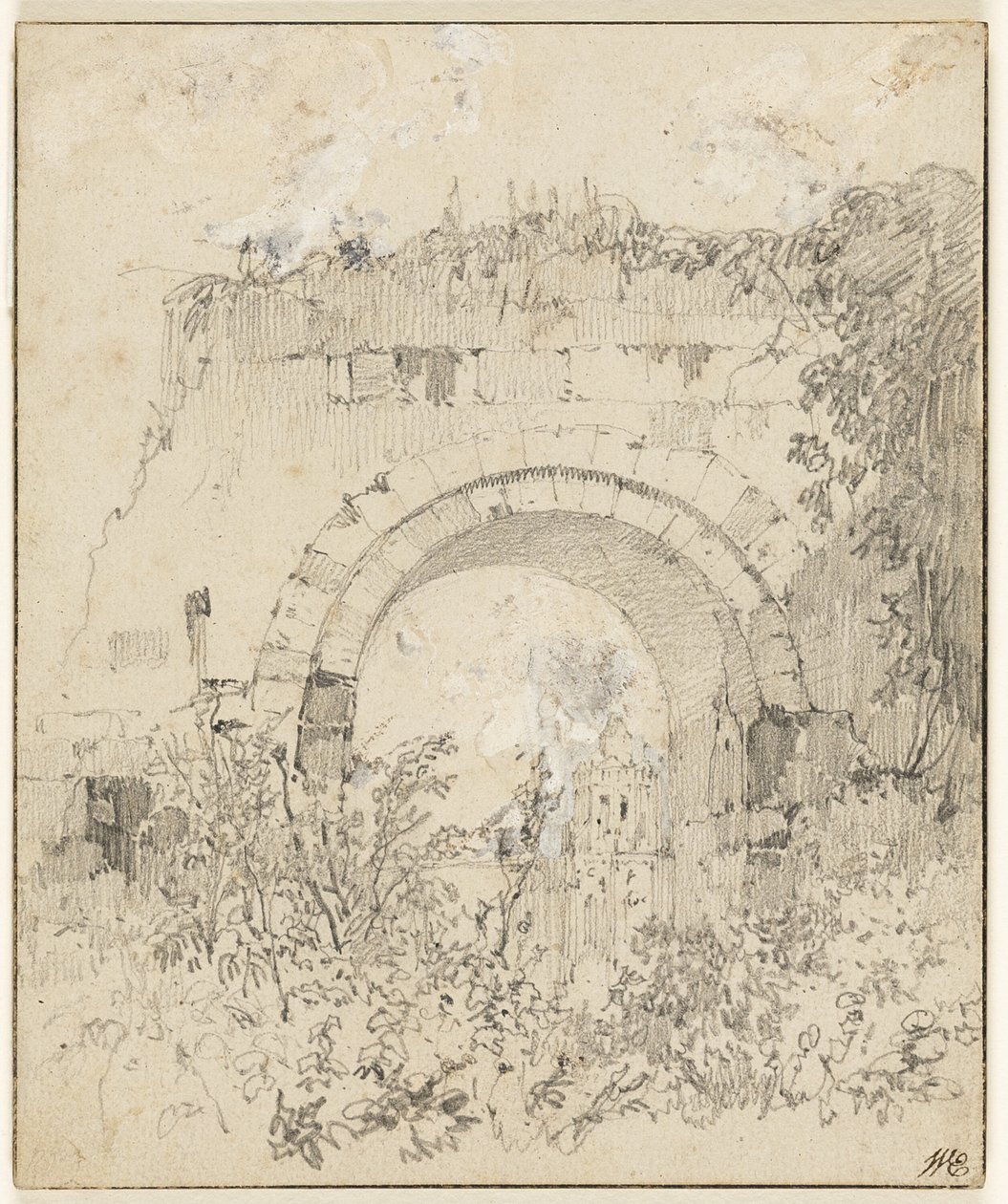 Archway Harabeleri by Richard Parkes Bonington