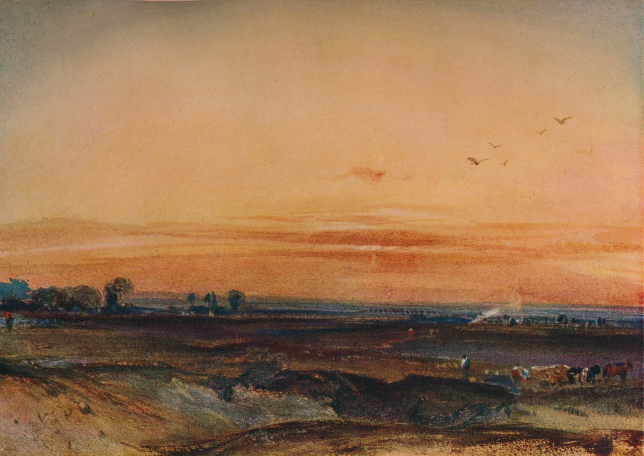 Gün batımı, 1826 by Richard Parkes Bonington