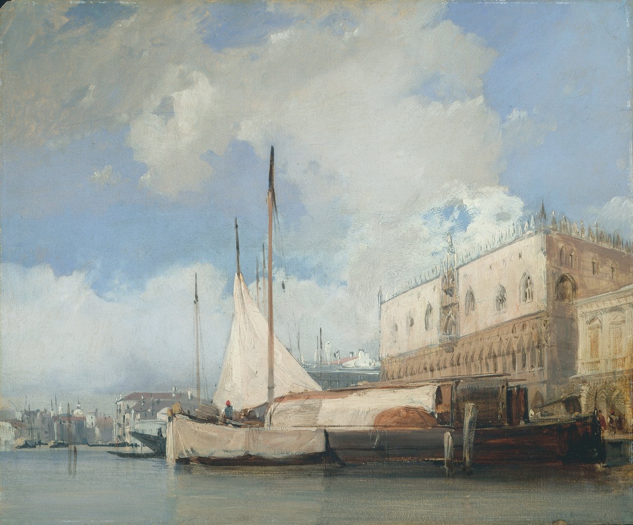 Doges Sarayı, Venedik, 1826. by Richard Parkes Bonington
