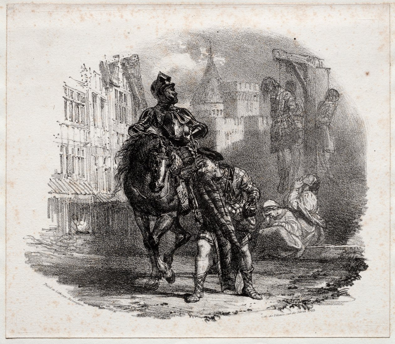 Argyle Kalesinden Kaçış by Richard Parkes Bonington