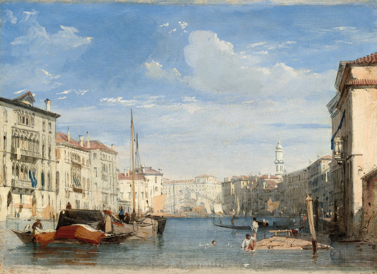 Büyük Kanal by Richard Parkes Bonington
