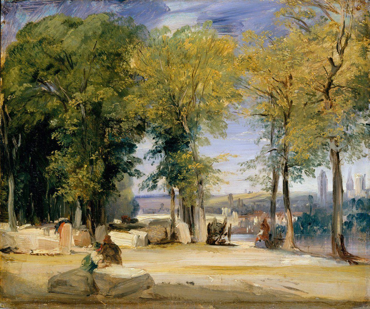 Rouen, yak. 1825. by Richard Parkes Bonington