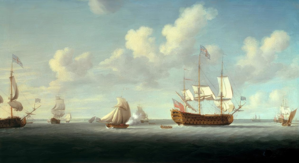 Schiff Kraliyet William / Mücevher. v. Paton by Richard Paton