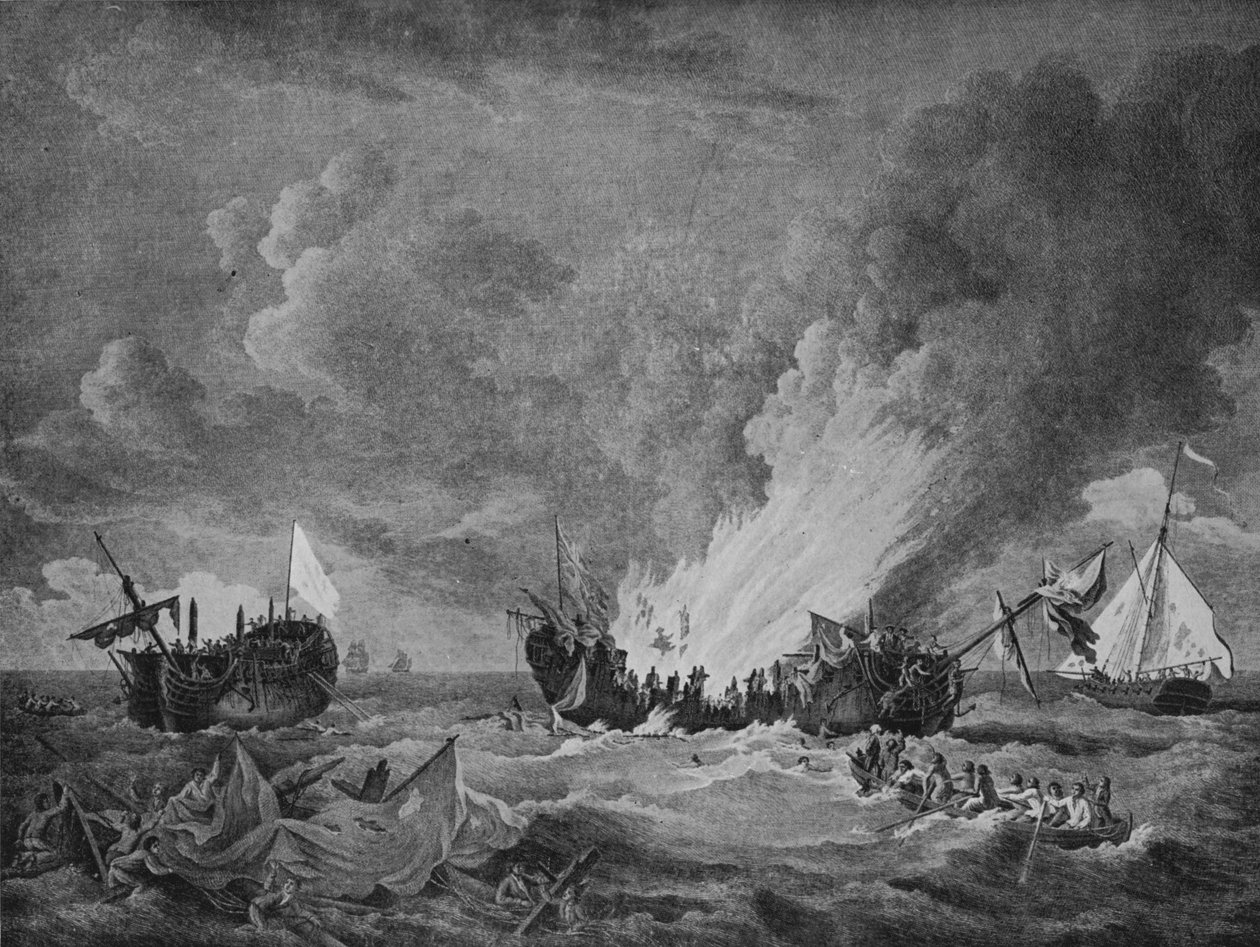 Quebec ve Surveillante, c1780 by Richard Paton