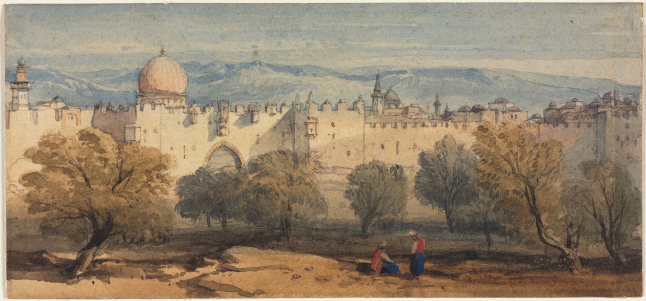 Aziz Stephen Kapısı, Kudüs by Richard Principal Leitch
