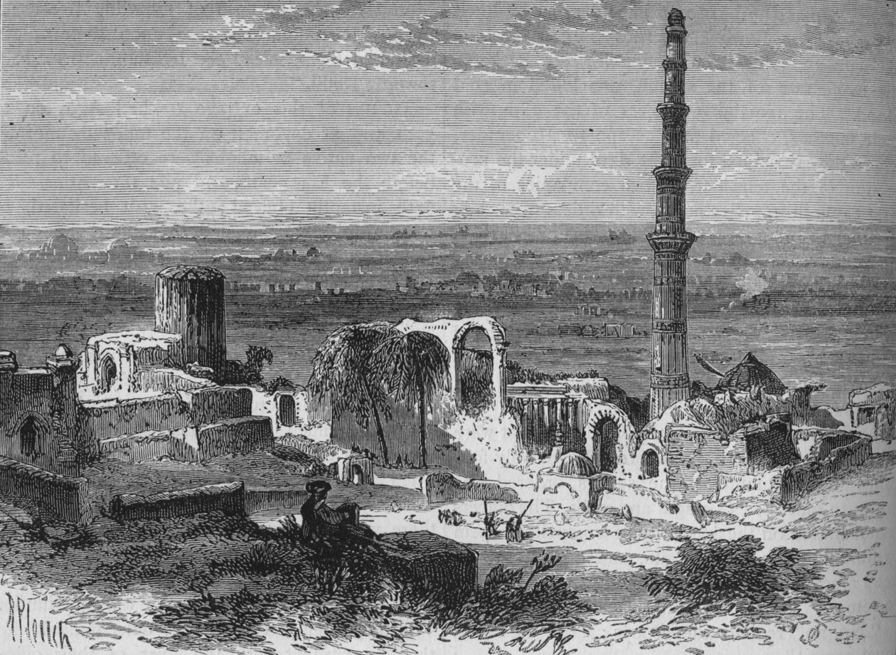 Delhi Çevresinde Görünüm, c1880 by Richard Principal Leitch
