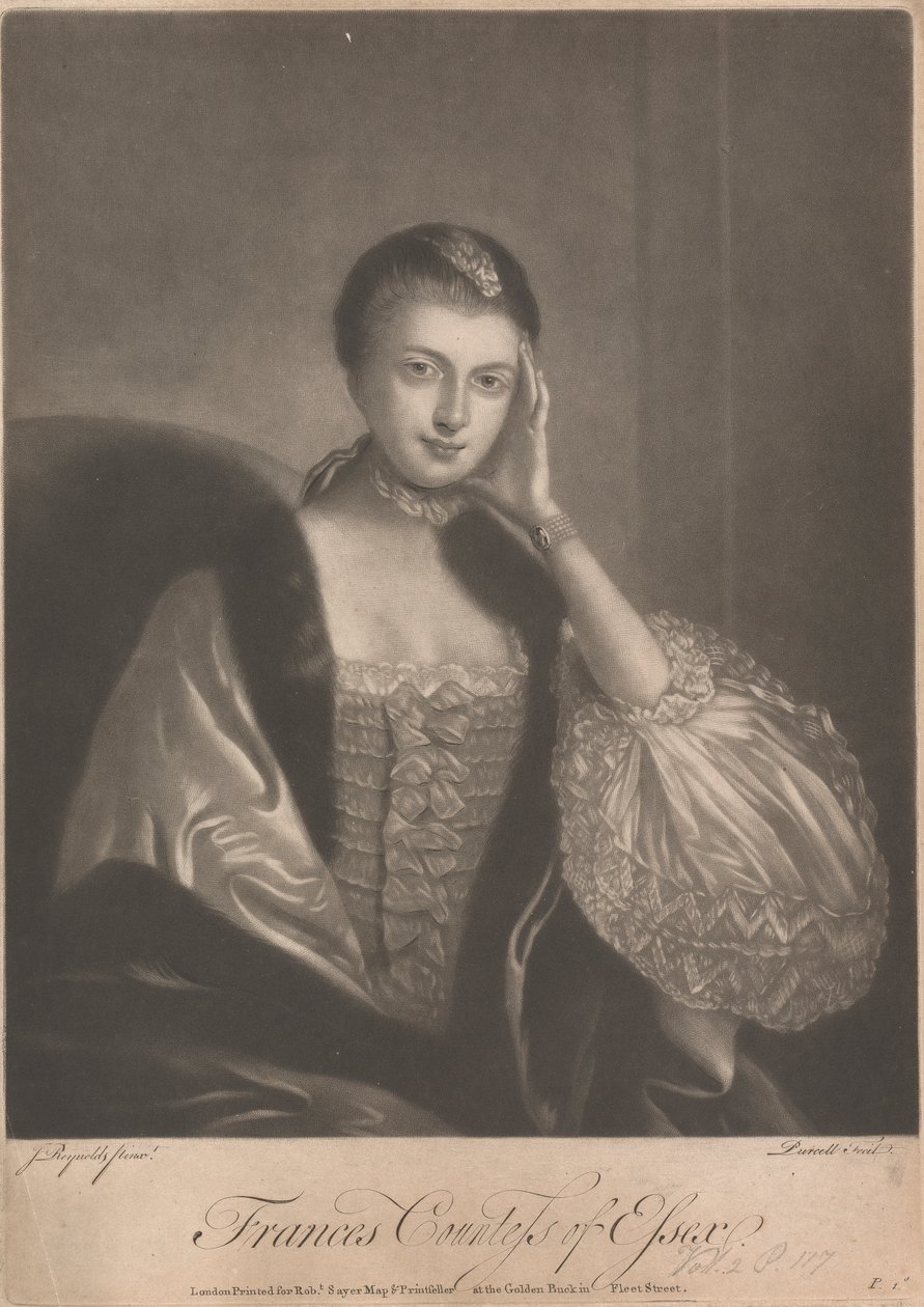 Frances Capell (kızlık soyadı Hanbury-Williams), Essex Kontesi by Richard Purcell