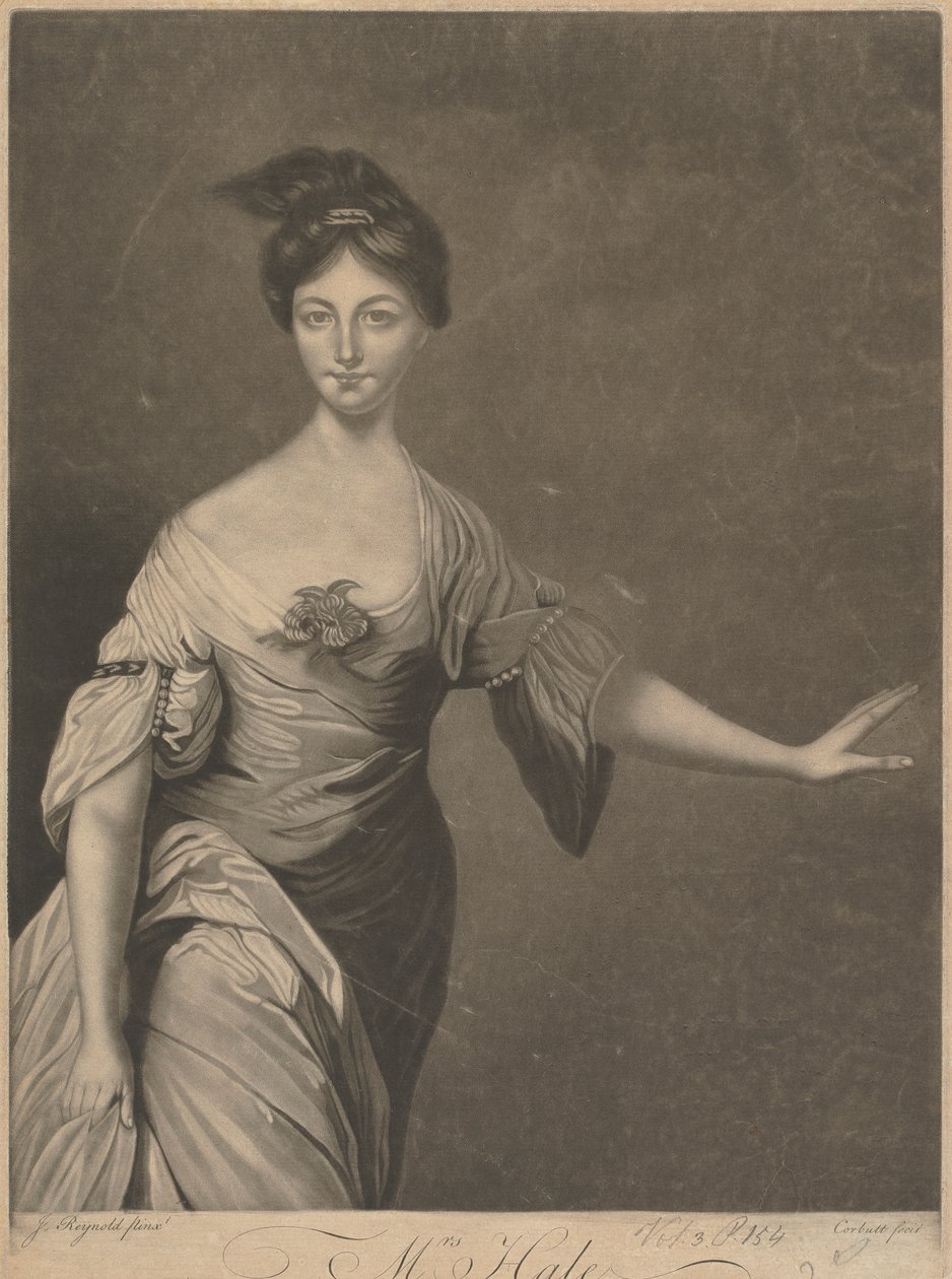 Mary Hale (kızlık soyadı Chaloner), 'L'Allegro'da Euphrosyne rolünde by Richard Purcell