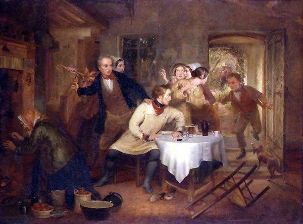 Asker Kaçağının Evi by Richard Redgrave