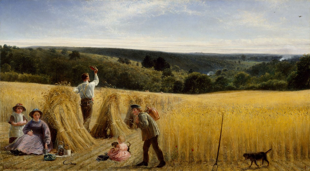 Vadiler de Mısırla Kalın Duruyor, 1865 by Richard Redgrave