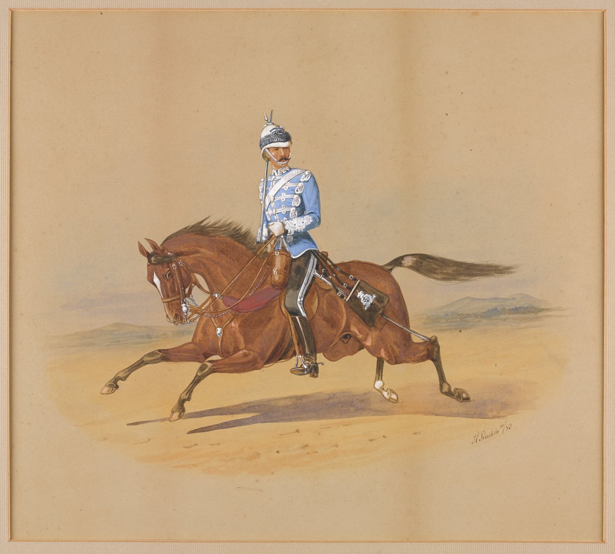 Albay Gervase Francis Newport Tinley, 1 Bombay Lancers by Richard Simkin