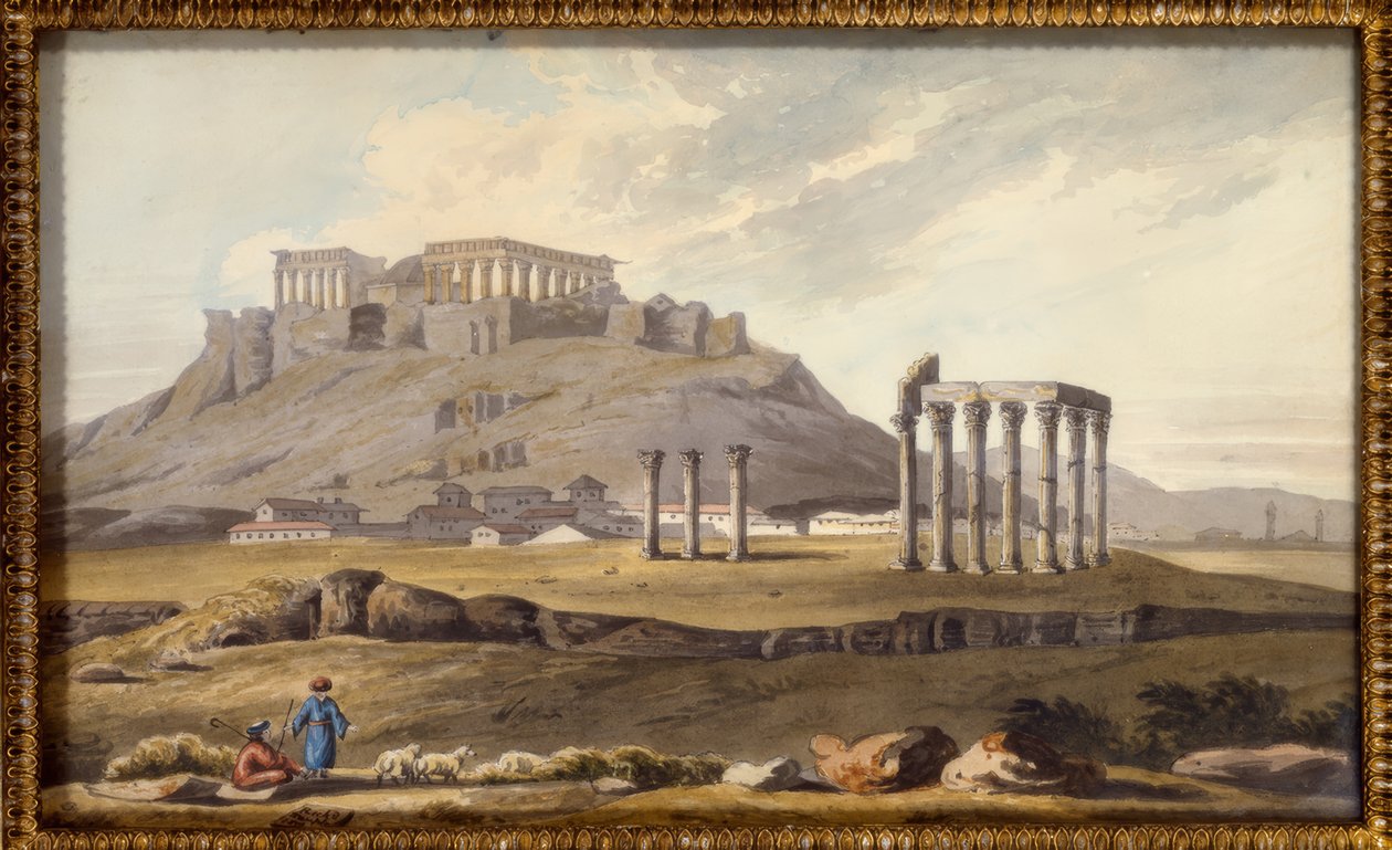 Olympia Zeus Tapınağı ve Akropolis by Richard Temple