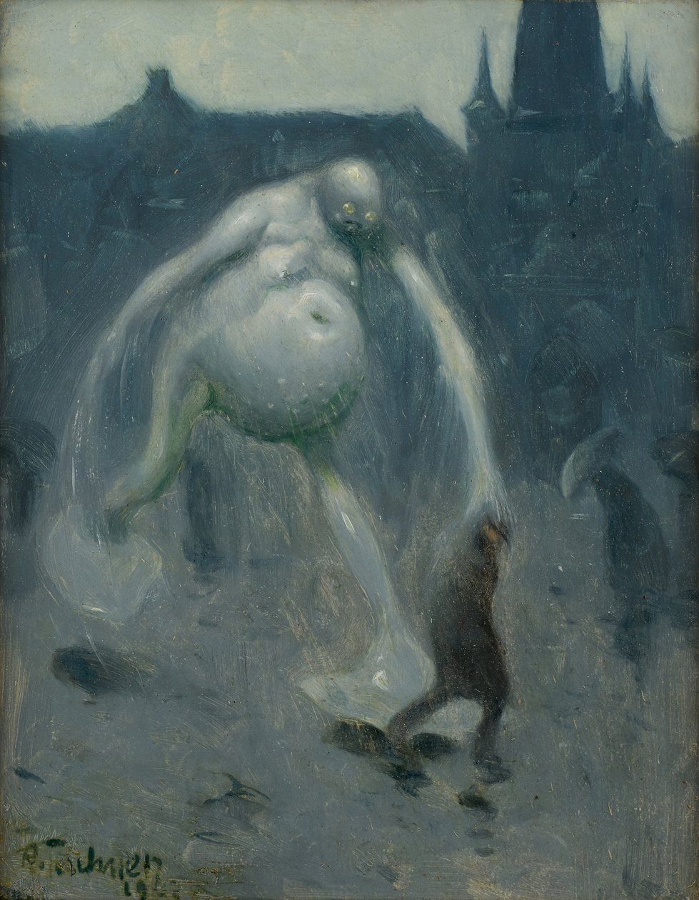 Sağanak, 1907. by Richard Teschner