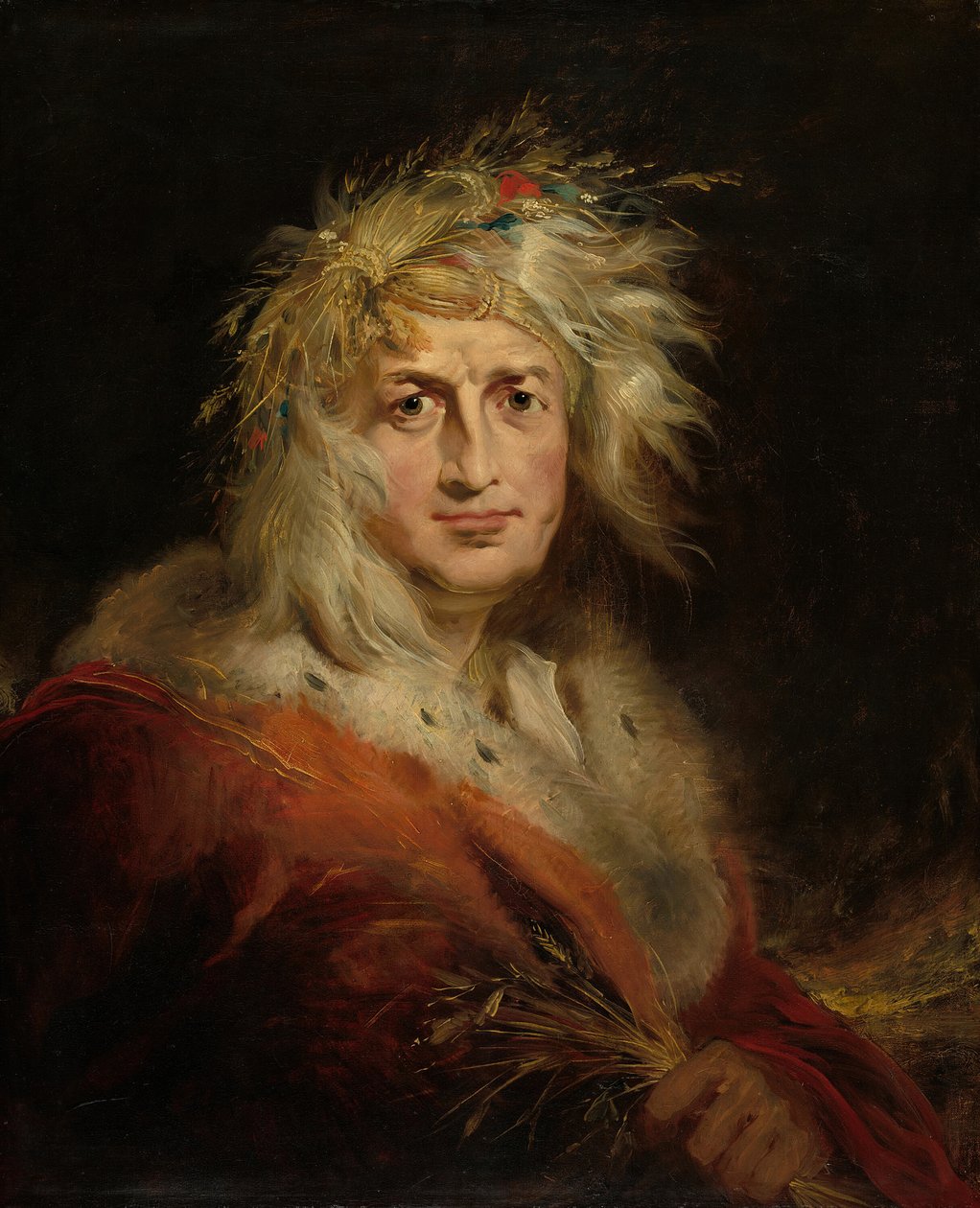 David Garrick Kral Lear olarak, c. 1815. by Richard Westall
