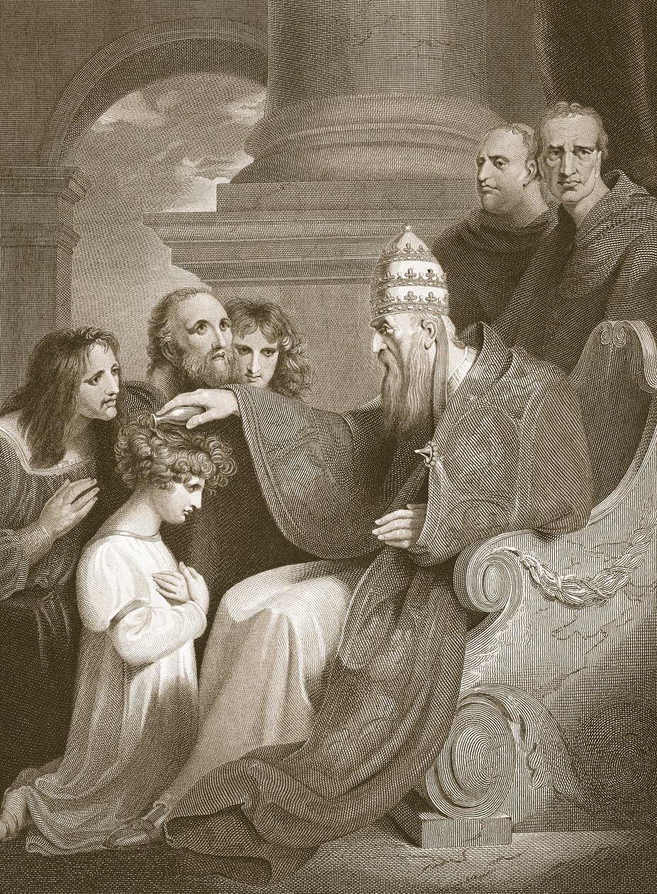 Prens Alfred, Papa III. R. Bowyer tarafından, Londra, 1812 by Richard Westall