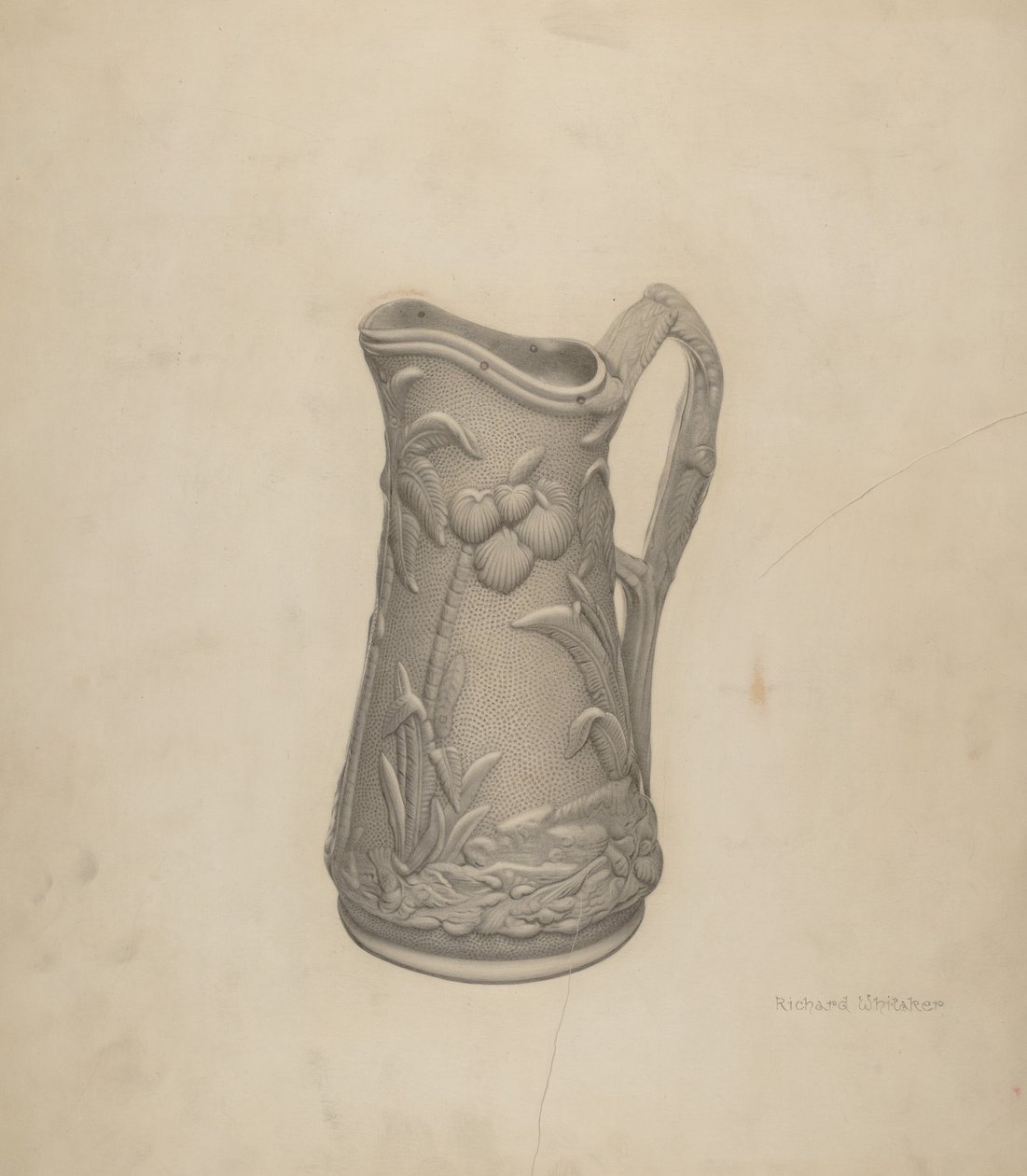 Parian Ware Şurup Sürahi by Richard Whitaker