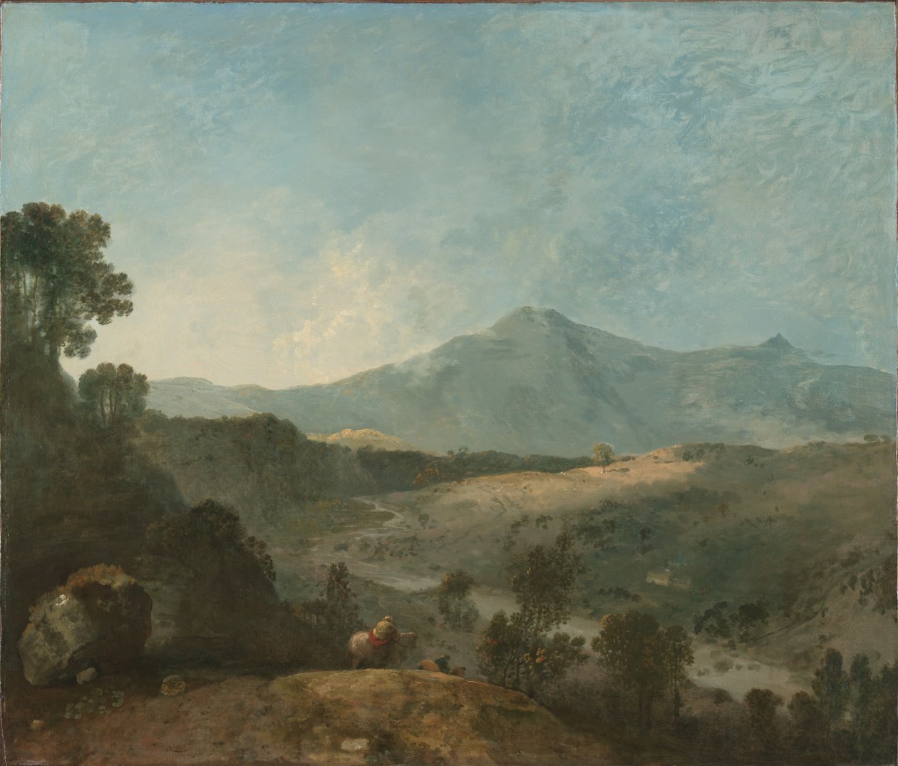Cader İdris, Mevddach Nehri ile by Richard Wilson