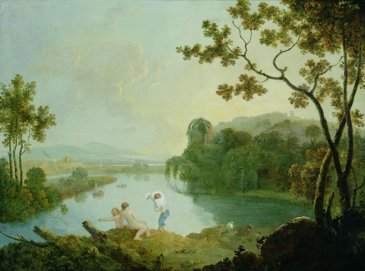Klasik Manzara (tuval üzerine yağlı boya) by Richard Wilson