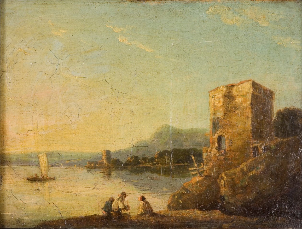 Napoli yakınlarındaki sahil sahnesi, c1750-1780. by Richard Wilson