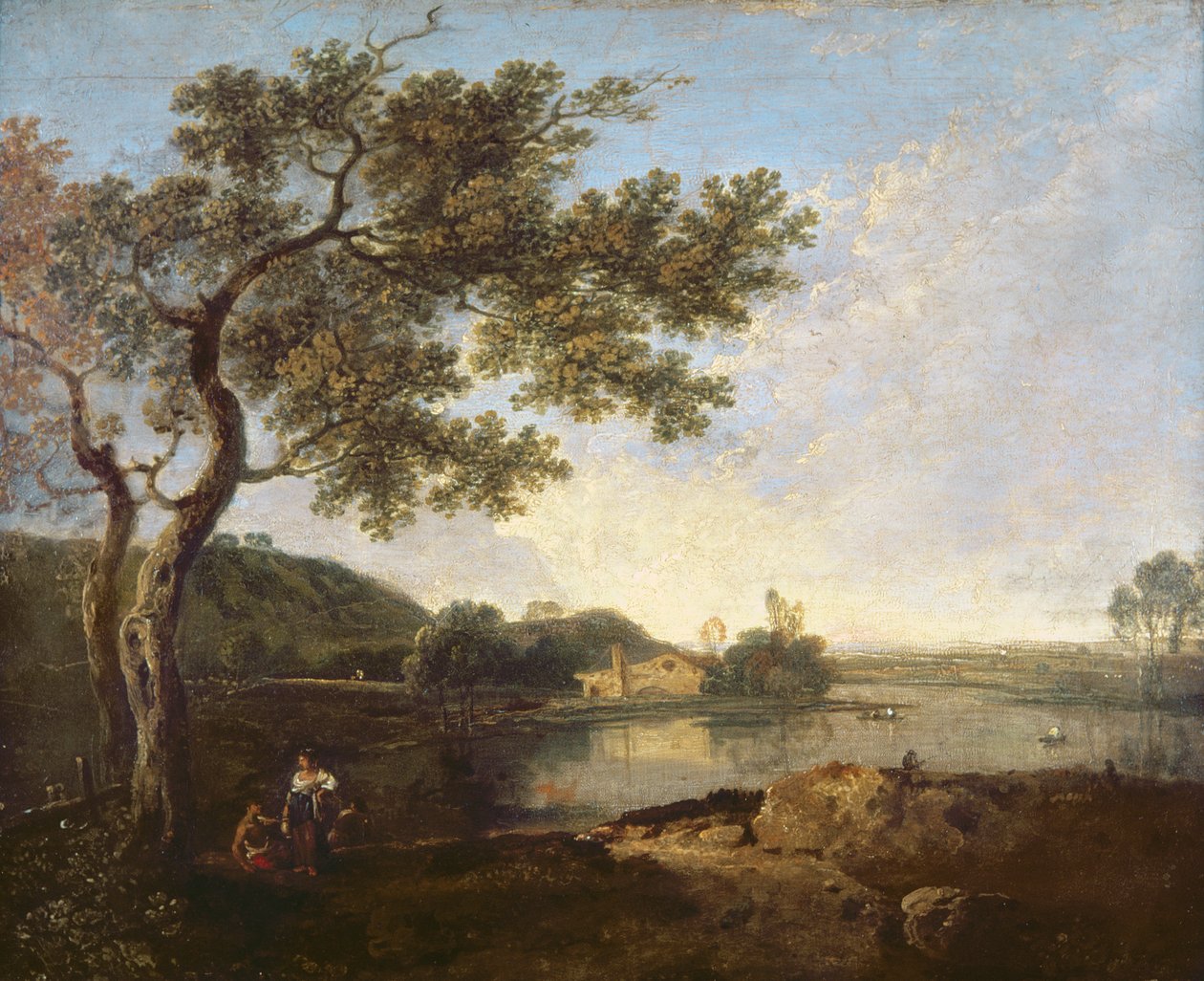 Rakamlarla İtalyan Nehri Sahnesi by Richard Wilson