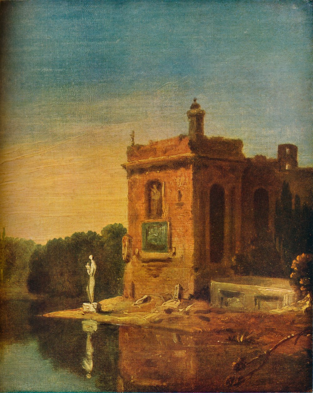 İtalyan Sahnesi, c1744 by Richard Wilson