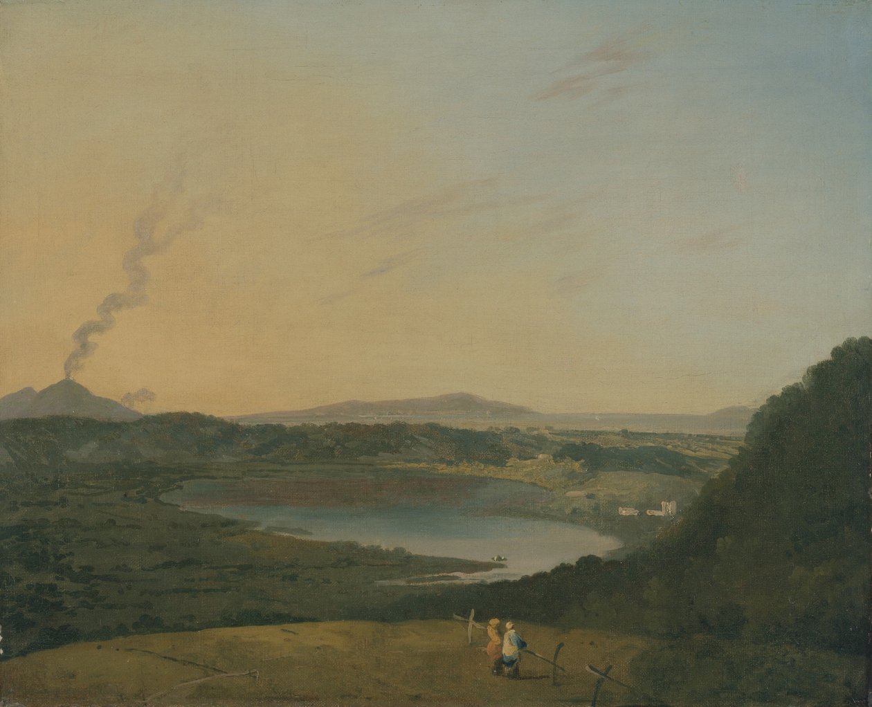 Uzakta Vezüv ile Lago d
