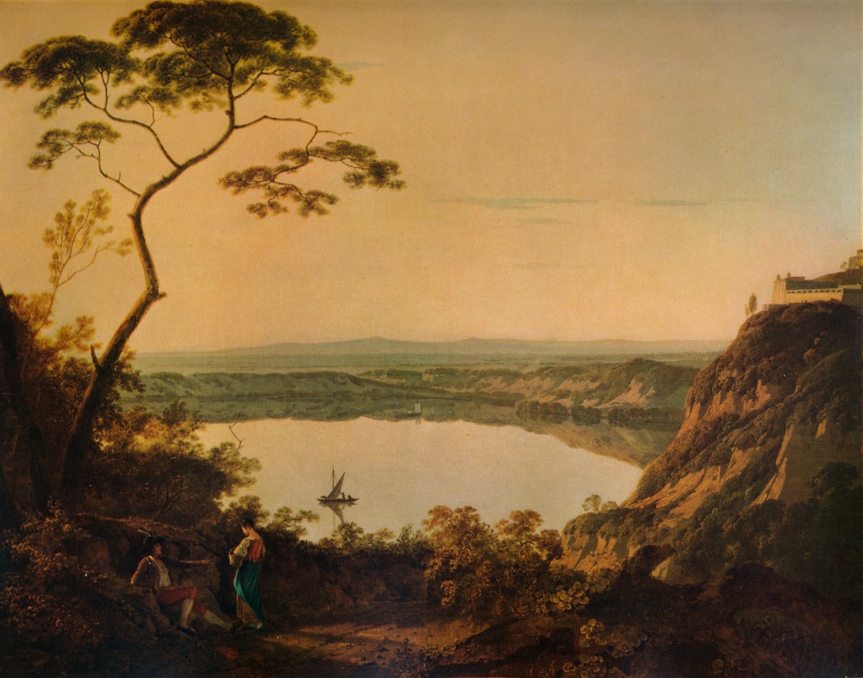 Nemi Gölü, c1761, 1938 by Richard Wilson
