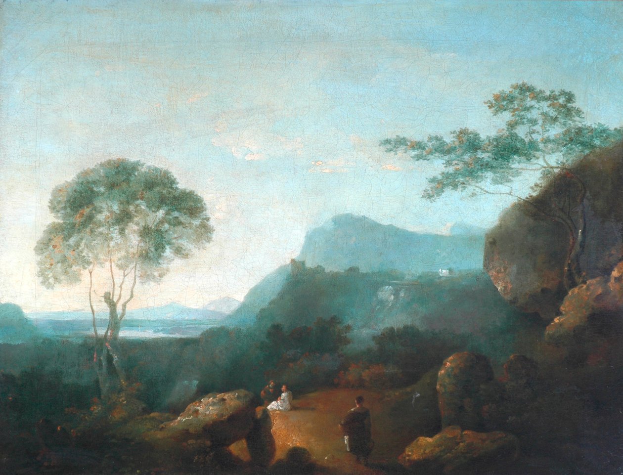 Figürlü Manzara (tuval üzerine yağlı boya) by Richard Wilson
