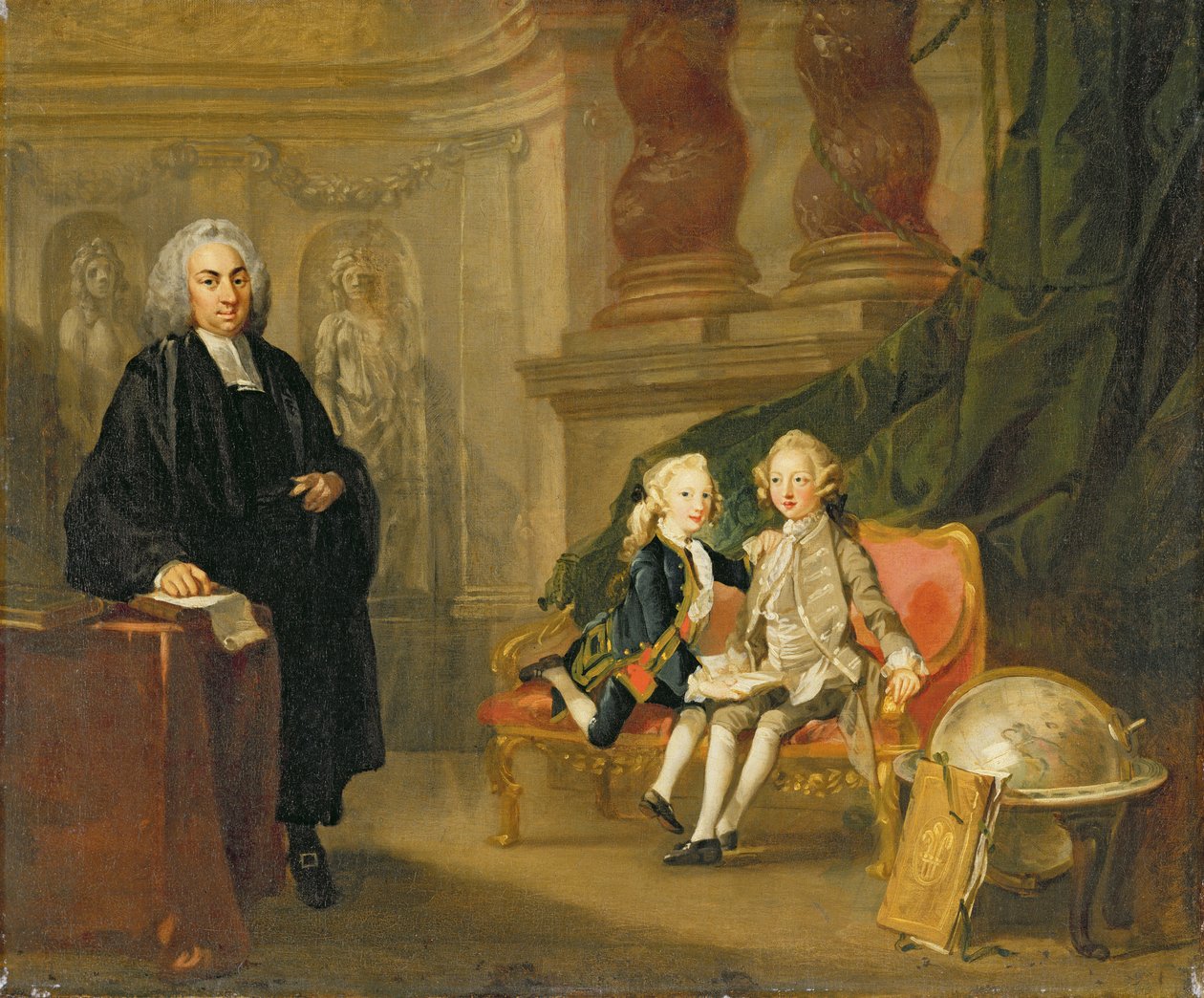 Prens George (1738-1820) ve Prens Edward Augustus (1739-67) Frederick