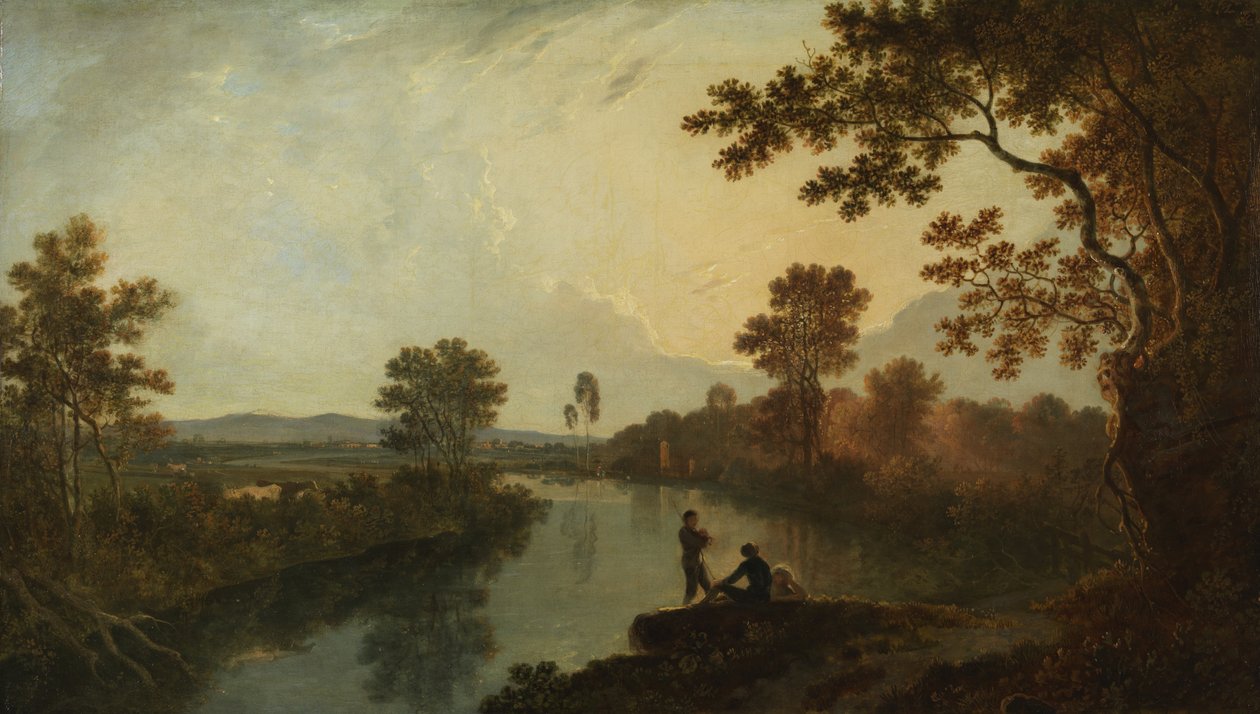 River Dee, c.1760 (tuval üzerine yağlı boya) by Richard Wilson