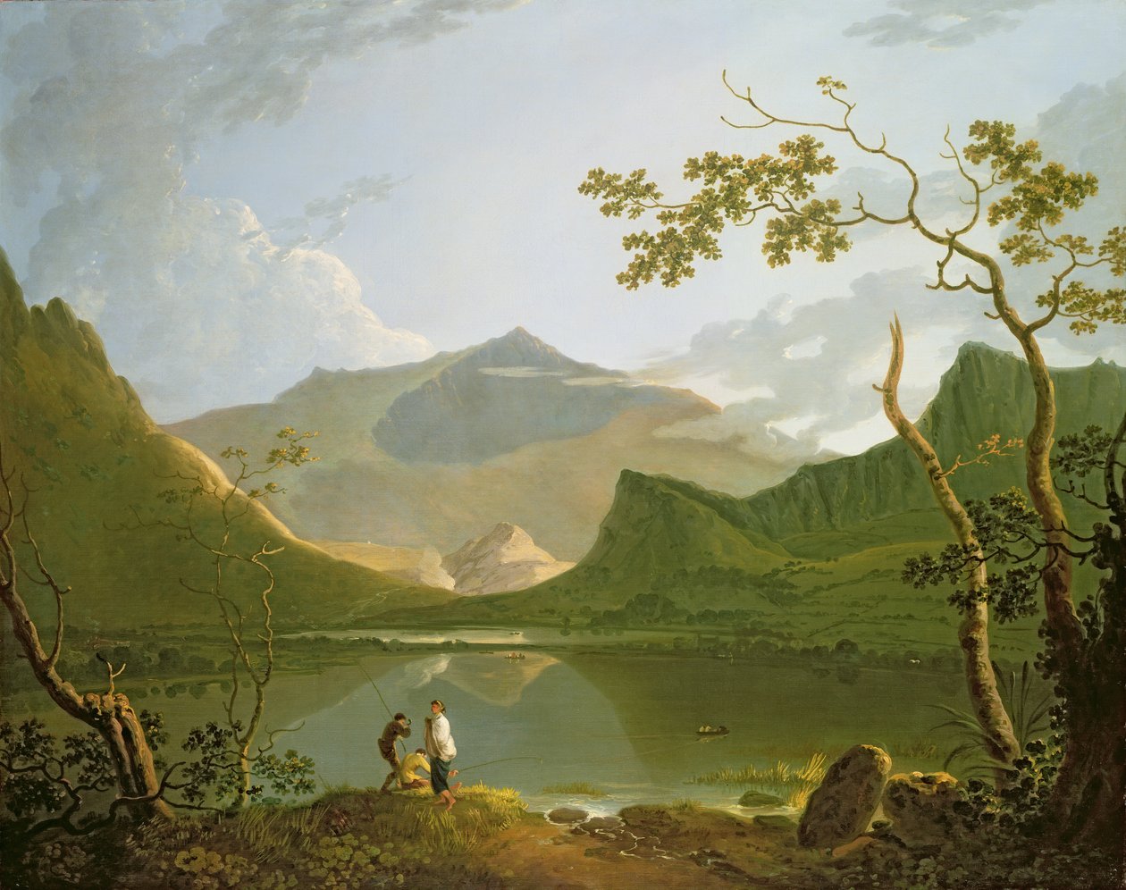 Snowdon (tuval üzerine yağlı boya) by Richard Wilson