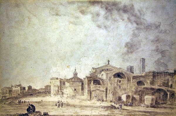 Diocletianus Hamamları, Roma by Richard Wilson