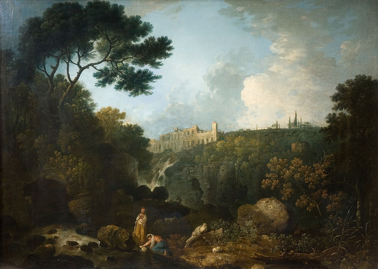 Tivoli - Maecenas Villası, 1767 by Richard Wilson