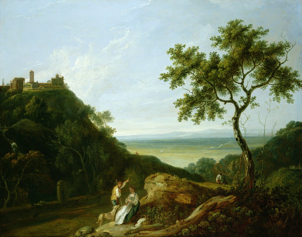 Uzakta Campagna ile Tivoli