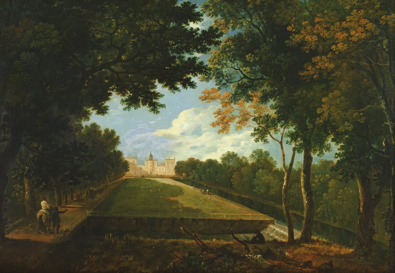 Wilton House, Doğu Görünümü (tuval üzerine yağlı boya) by Richard Wilson