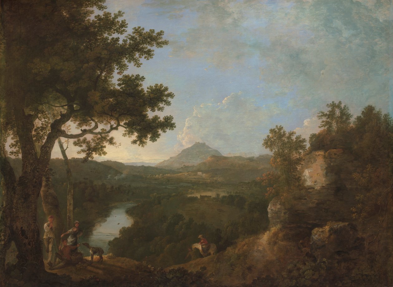 Wynnstay, Sir Watkin Williams-Wynn'in Yeri, dördüncü Bt. by Richard Wilson