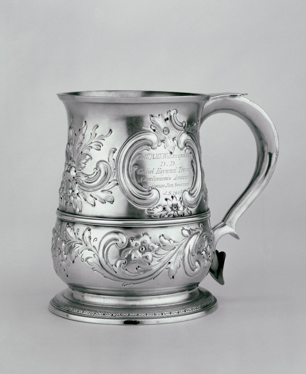 Kulplu kupa, 1740-41, kovalanmış ve oyulmuş c.1845 (gümüş) by Richard and Cooke, Thomas Gurney