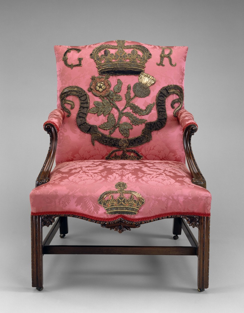 Koltuk, c.1750 (maun ve döşeme) by Richard and Elwick Edward (attr. to) Wright
