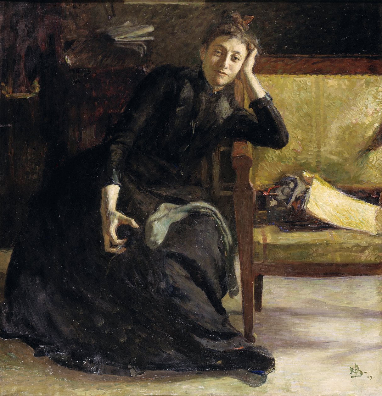 Sanatçı Eva Bonnier by Rickard Bergh