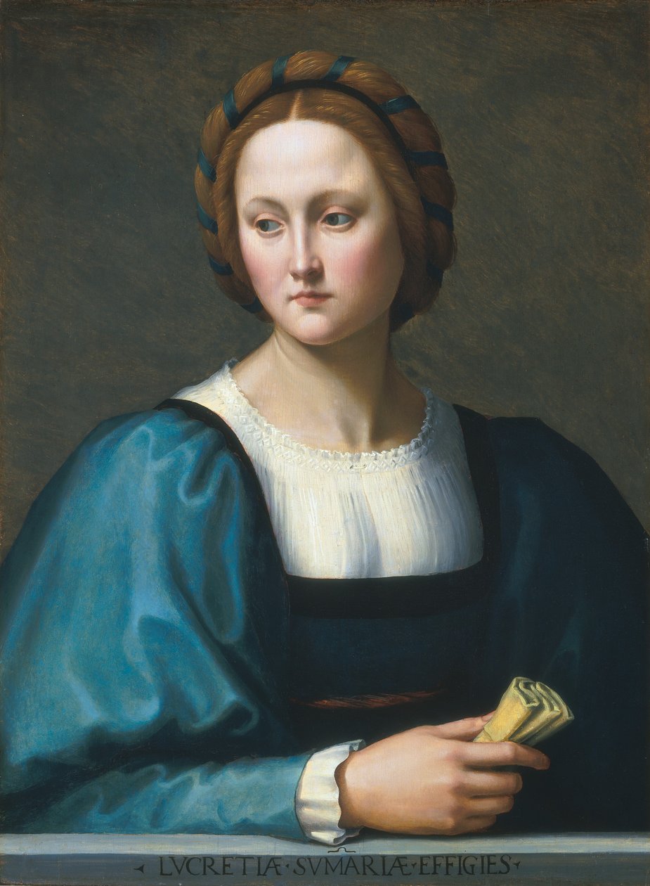 Lucrezia Sommaria, c. 1510. by Ridolfo Ghirlandaio