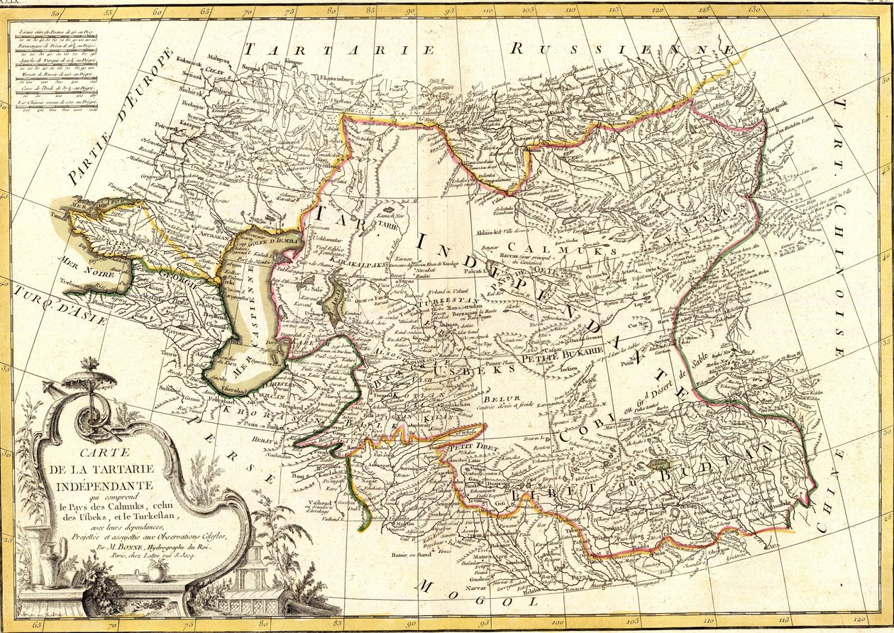 Kalmuklar Ülkesi, Usbekler Ülkesi ve Türkistan